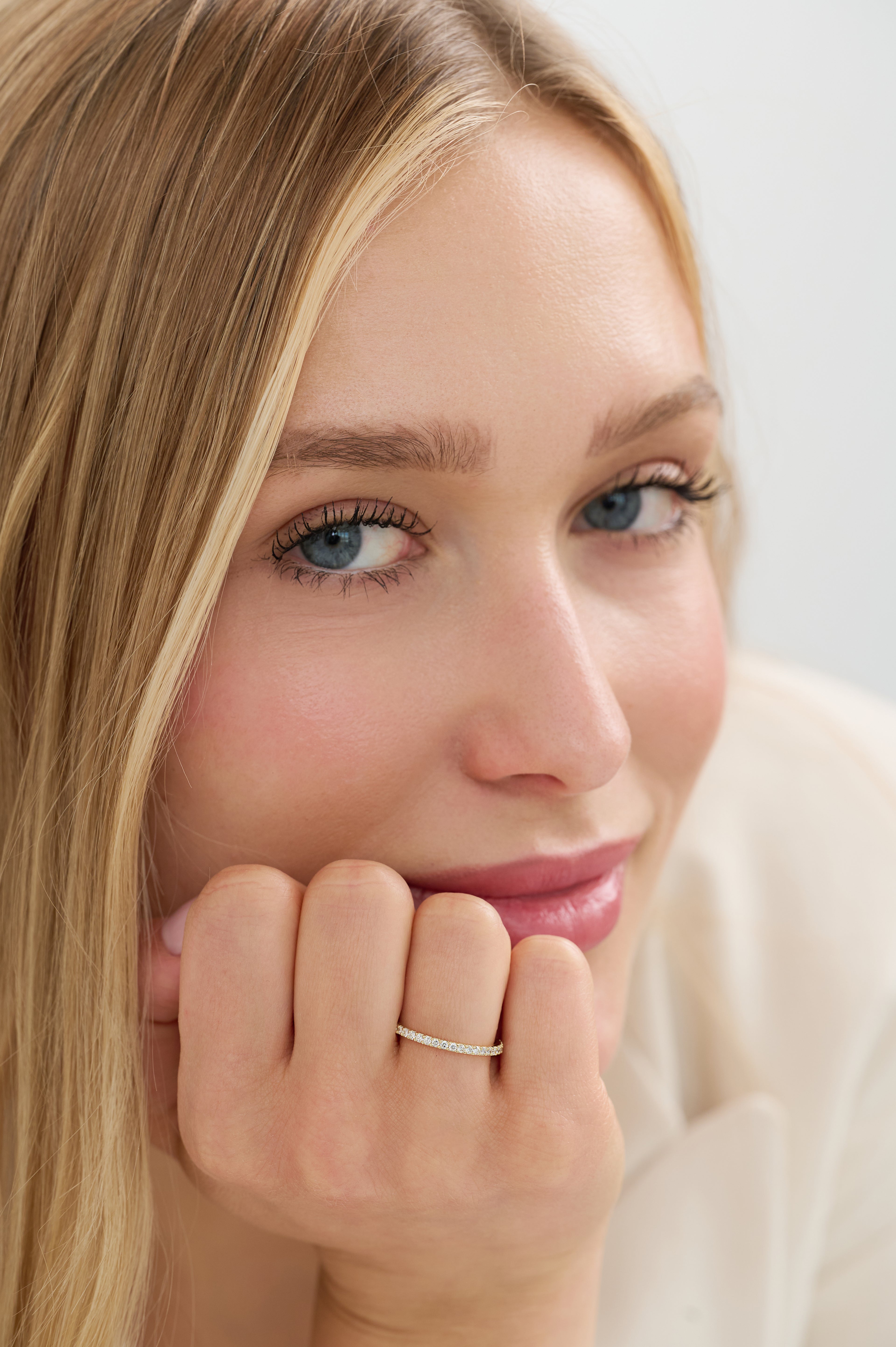Kellie Lab-Grown Diamond Pave Eternity Band