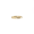 Solid Gold Multi Facet Stack Ring